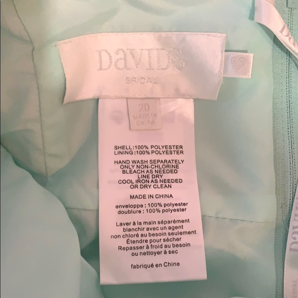 David’s Bridal Bridesmaids Dress